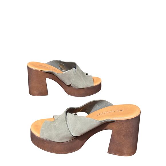 Donald Pliner Women's Yelena Nubuc Platform Sandals Olive size 7 - Picture 4 of 8